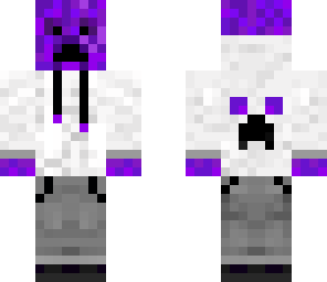 purple creeper with headphones