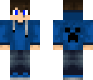 blue hoodie