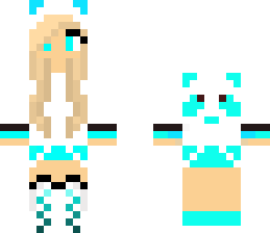 edited 'aqua panda girl'