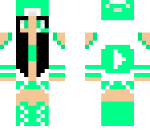 cool green girl