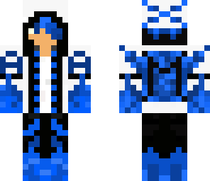 cool blue fire boy