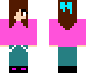 cute girl with pink sweater