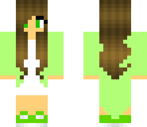fanceh green girl