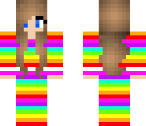 rainbow girl
