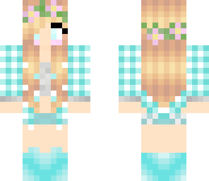 blue girl