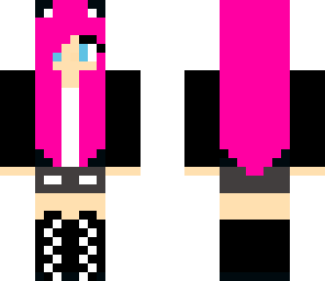cat emo rosa
