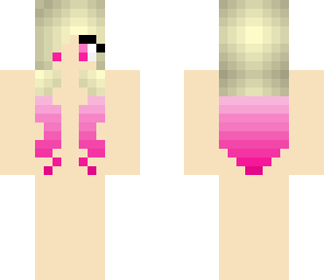blonde hair with pink highlights base