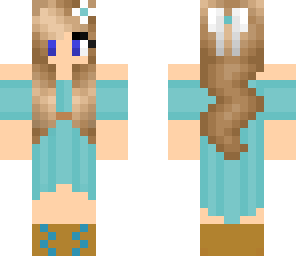 bluesummer dress with shoes