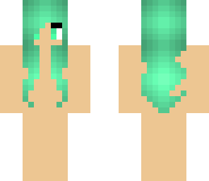 blue haired girl base