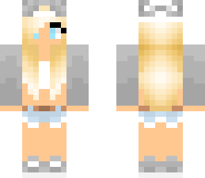 blonde girl finished