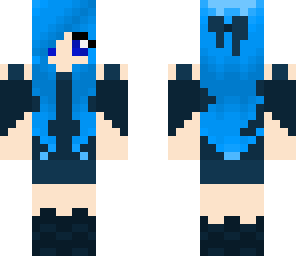 blue girl