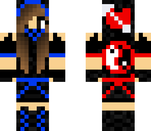 blu and red ninja