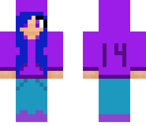 purple hoodie 14 girl