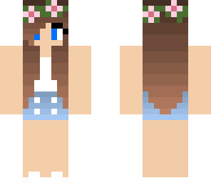 flower crown girl