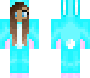teal easter bunny