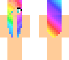 rainbow hair base