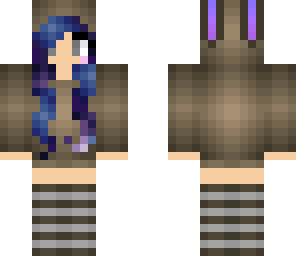 galaxy gothic bunny girl
