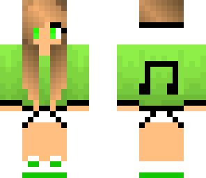 green dubstep girl