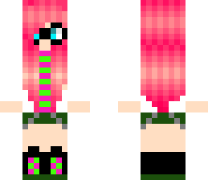 pink and green scientist