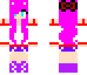 cute lila haired girl