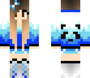 fixed blue panda girl