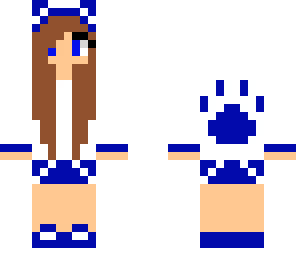 blue wolf girl