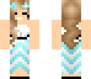 blue dress