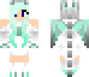 blue eyed dragon girl
