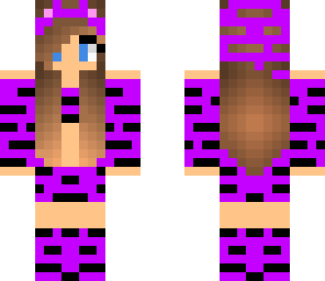 purple tiger skin