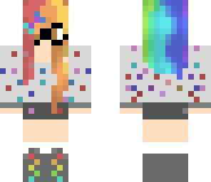 rainbow girl with glasses