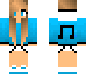 blue dubstep girl