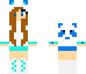 edited panda girl