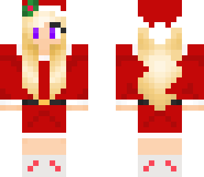 santa girl blonde