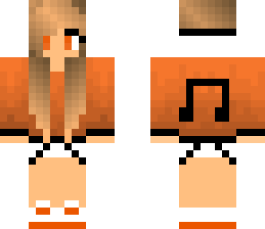 orange dubstep girl