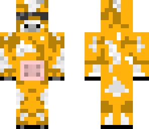 cool golden apple cow