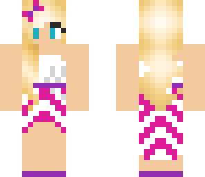 cute blond summer beach girl
