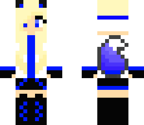 blue wolf girl