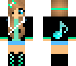 earbud music girl
