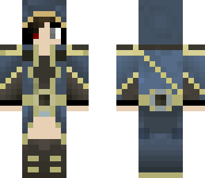 edited cloaked girl