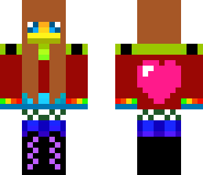 rainbow slime girl improved