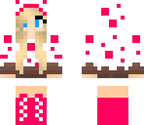 pink cake girl