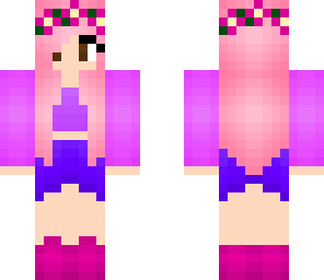 pink and purple outfit
