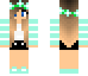 aqua flowergirl