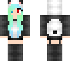 edited eyes panda girl