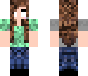 herobrine girl by nikolettasophia