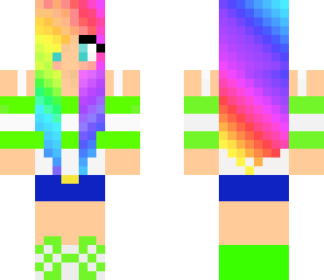 rainbow girl
