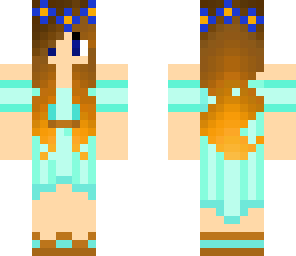 blue summer girl