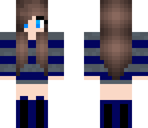 blue and gray girl