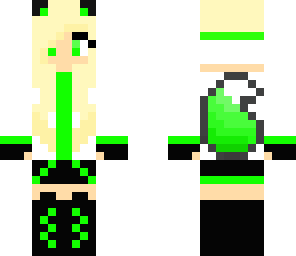 green wolf girl