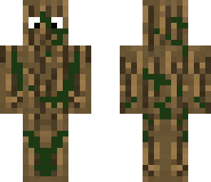 bewachsener baum mit hut